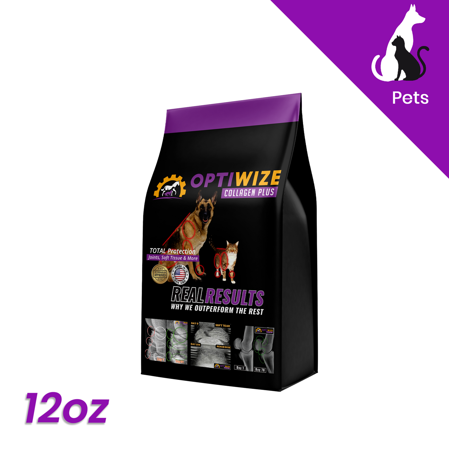 OptiWize Collagen +Plus Cat and Dog Joint Supplement
